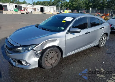 2020 Honda Civic Lx из США, поврежденный, VIN 2HGFC2F67LH572970